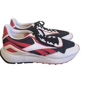 Reebok Men's Classic‎ Legacy Sneaker White-Red-Black Men' Size 9.5